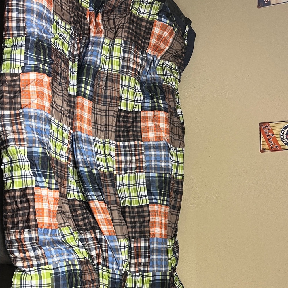 Colorful Plaid comforter